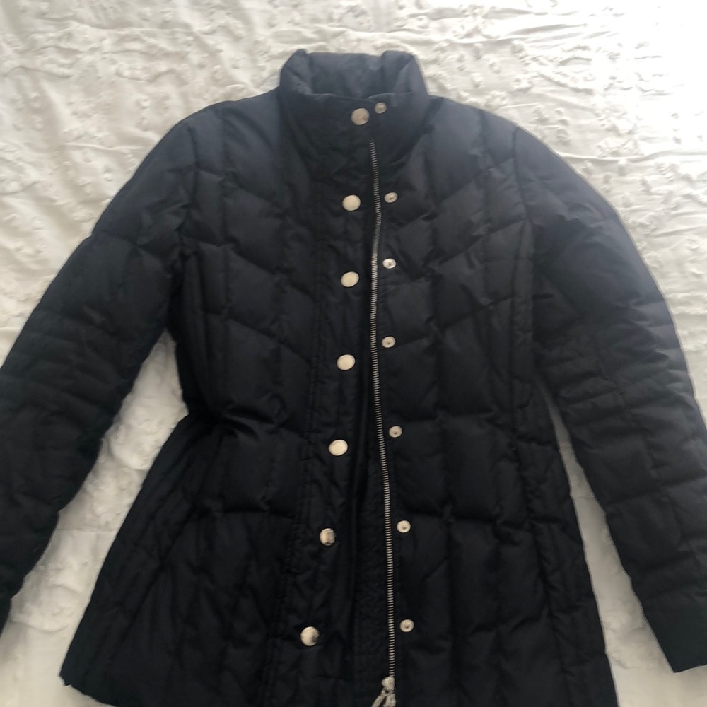 Brooks brothers black down jacket size 8